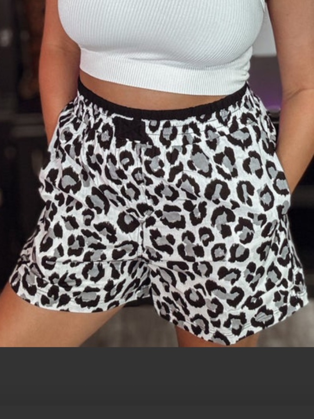 Leopard Print Boxer Shorts